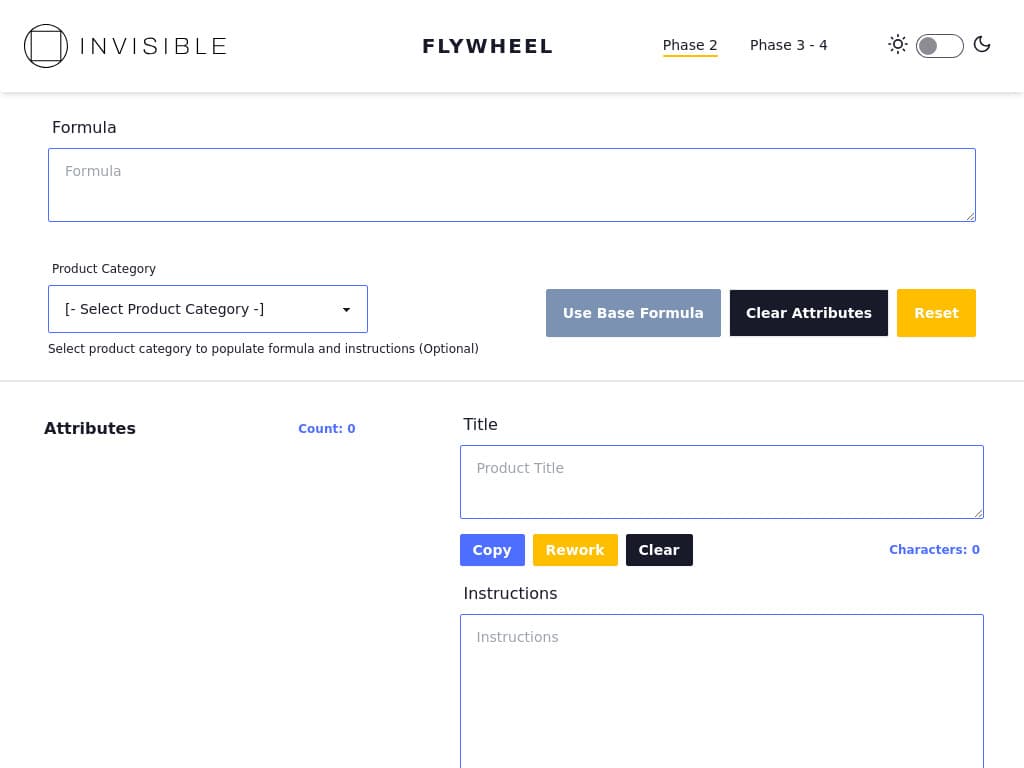 Preview of Flywheel Data enrichment tool